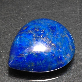 5.96克拉天然青金石，梨形，13.7×11.7毫米，不透明