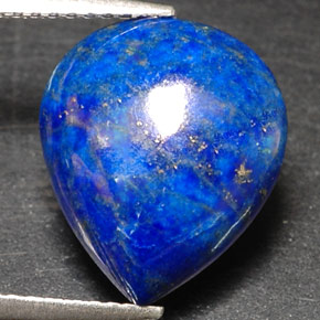 5.96克拉天然青金石，梨形，13.7×11.7毫米，不透明