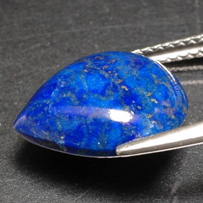 5.96克拉天然青金石，梨形，13.7×11.7毫米，不透明