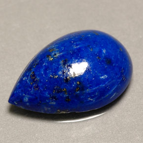 4.34克拉天然青金石，梨形，14.6×9.8毫米，不透明