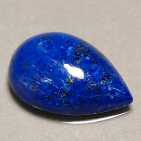 4.34克拉天然青金石，梨形，14.6×9.8毫米，不透明