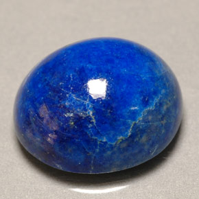5.83克拉天然青金石，椭圆形切割，12.3×10.8毫米，不透明