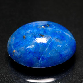 5.76克拉天然青金石，椭圆形切割，12.9×9.8毫米，不透明