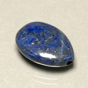 6.06克拉天然青金石，梨形，14×10.3毫米，不透明