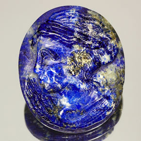 48.98克拉天然青金石，异形，37.2×28.1毫米，不透明
