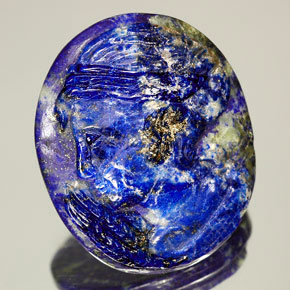 48.98克拉天然青金石，异形，37.2×28.1毫米，不透明