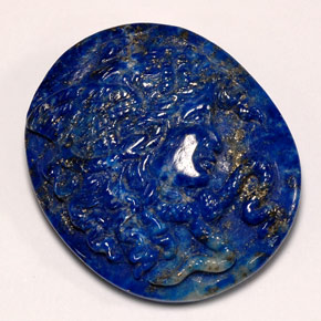 43.21克拉天然青金石，异形，30.9×26.2毫米，不透明