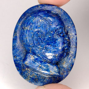 55.96克拉天然青金石，异形，30.4×23.9毫米，不透明