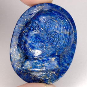 55.96克拉天然青金石，异形，30.4×23.9毫米，不透明