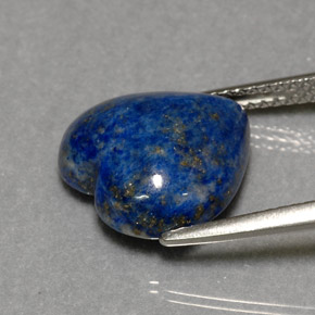 6.02克拉天然青金石，心形，12.7×12.3毫米，不透明