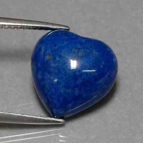 5.05克拉天然青金石，心形，12.3×12.2毫米，不透明