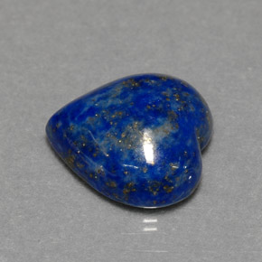 5.64克拉天然青金石，心形，12.3×12.2毫米，不透明