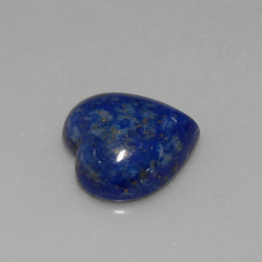 5.89克拉天然青金石，心形，12.6×12.3毫米，不透明