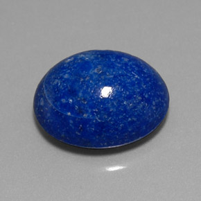 4.72克拉天然青金石，椭圆形切割，11.8×10.4毫米，不透明