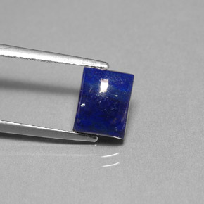 2.95克拉天然青金石，长方形切工，9.2×7.2毫米，不透明