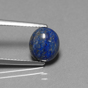 2.30克拉天然青金石，椭圆形切割，9.1×8毫米，不透明