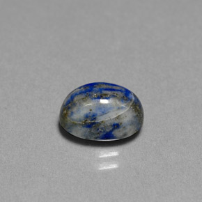 2.55克拉天然青金石，椭圆形切割，9.2×6.8毫米，不透明