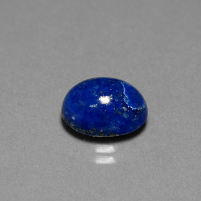 3.74克拉天然青金石，椭圆形切割，10.8×8.5毫米，不透明