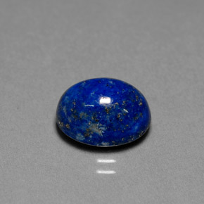 5.41克拉天然青金石，椭圆形切割，11.8×9.8毫米，不透明