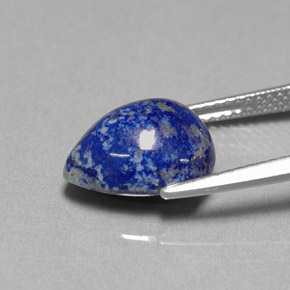 4.62克拉天然青金石，梨形，11.9×9.9毫米，不透明