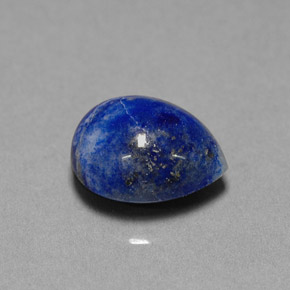 4.92克拉天然青金石，梨形，11.9×10.1毫米，不透明