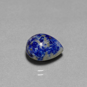 5.38克拉天然青金石，梨形，12.1×10毫米，不透明