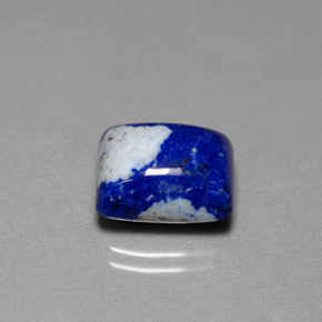 6.92克拉天然青金石，长方形切工，12.2×10.1毫米，不透明