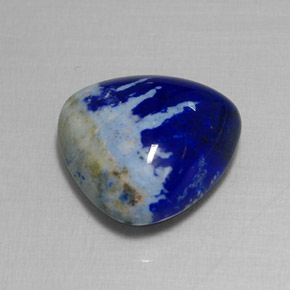 6.82克拉天然青金石，三角形，12.8×12.4毫米，不透明