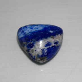 9.54克拉天然青金石，三角形，14.7×14.2毫米，不透明