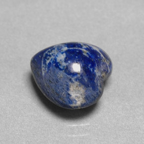 3.85克拉天然青金石，心形，10.1×9.9毫米，不透明