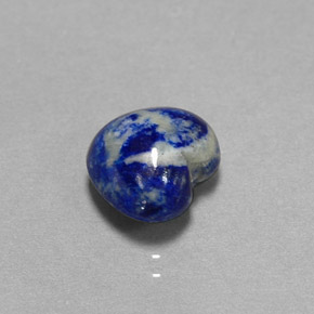 3.39克拉天然青金石，心形，9.8×8.7毫米，不透明