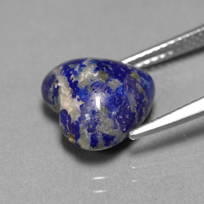 4.82克拉天然青金石，心形，10.5×10.1毫米，不透明
