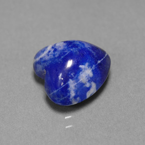 4.42克拉天然青金石，心形，10.5×10.4毫米，不透明