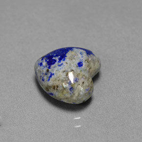 4.45克拉天然青金石，心形，10.8×10.4毫米，不透明