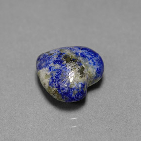 4.25克拉天然青金石，心形，10.7×10.5毫米，不透明