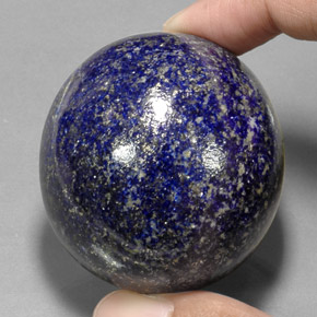 381.00克拉天然青金石，椭圆形切割，46×42.9毫米，不透明