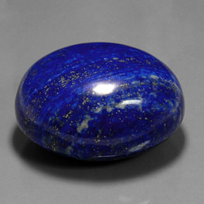 570.00克拉天然青金石，椭圆形切割，53×41.9毫米，不透明
