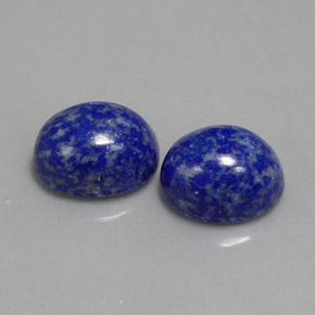 天然青金石，椭圆形切割，10×8.1毫米，不透明