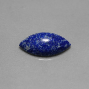 1.60克拉天然青金石，马眼形，11.7×6.5毫米，不透明