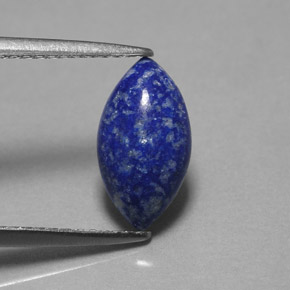 1.60克拉天然青金石，马眼形，11.7×6.5毫米，不透明