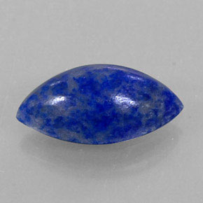2.33克拉天然青金石，马眼形，12.3×6.4毫米，不透明