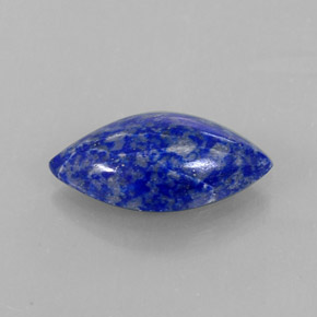 3.29克拉天然青金石，马眼形，15.2×7.7毫米，不透明
