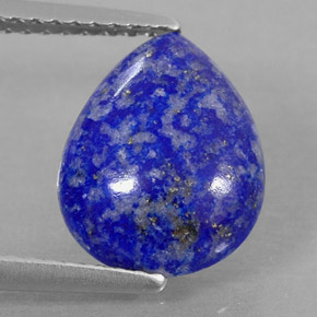 2.72克拉天然青金石，梨形，11.3×9.1毫米，不透明