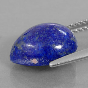 3.95克拉天然青金石，梨形，11.3×9毫米，不透明
