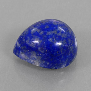 4.74克拉天然青金石，梨形，11.1×9.2毫米，不透明