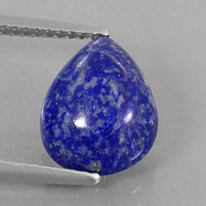 3.72克拉天然青金石，梨形，11.3×9.1毫米，不透明
