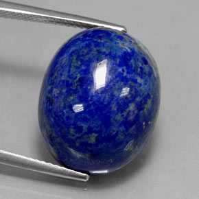 25.84克拉天然青金石，椭圆形切割，18.8×14.9毫米，不透明