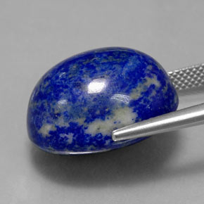 25.84克拉天然青金石，椭圆形切割，18.8×14.9毫米，不透明