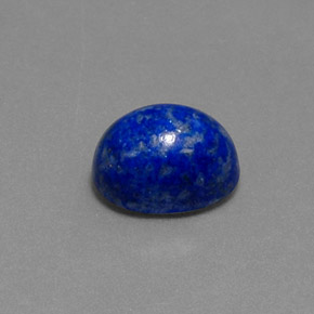 2.91克拉天然青金石，椭圆形切割，9.2×7.2毫米，不透明