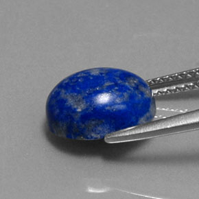 3.70克拉天然青金石，椭圆形切割，10×8.2毫米，不透明